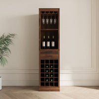Modular Wine Bar Cabinet With Storage Shelves And Hutch A Stylish Solution For Wine Enthusiasts