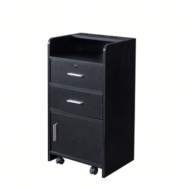 2 Drawers & 1 Cabinet, Commercial-Grade, Modern Minimalist Silhouette Storage Solution