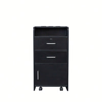 2 Drawers & 1 Cabinet, Commercial-Grade, Modern Minimalist Silhouette Storage Solution