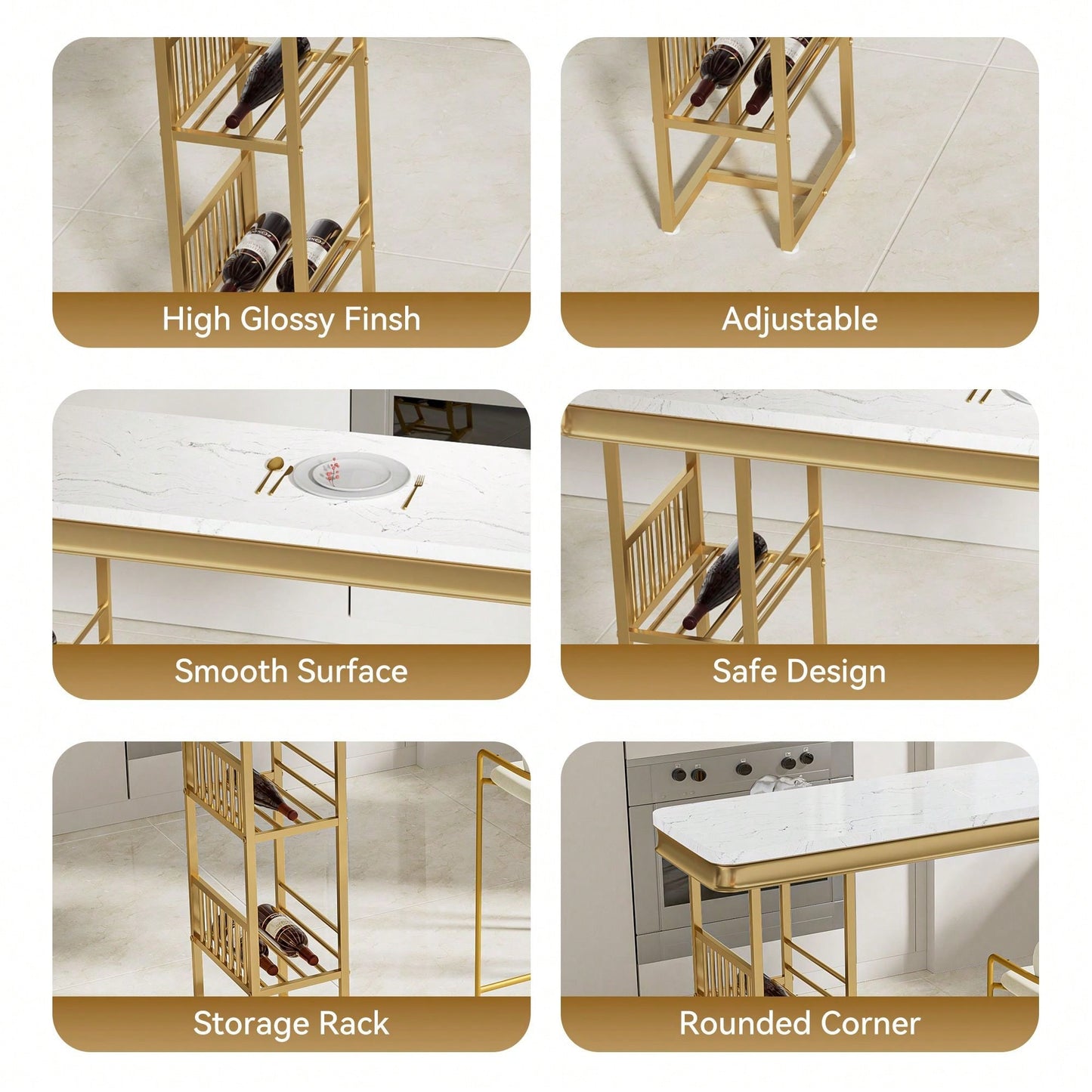 Features Of A Modern Sophisticated Bar Table