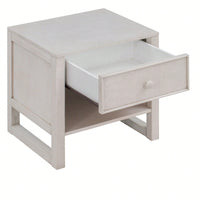 Retro Design Sturdy Nightstand With Space-Saving Features And Versatile Use