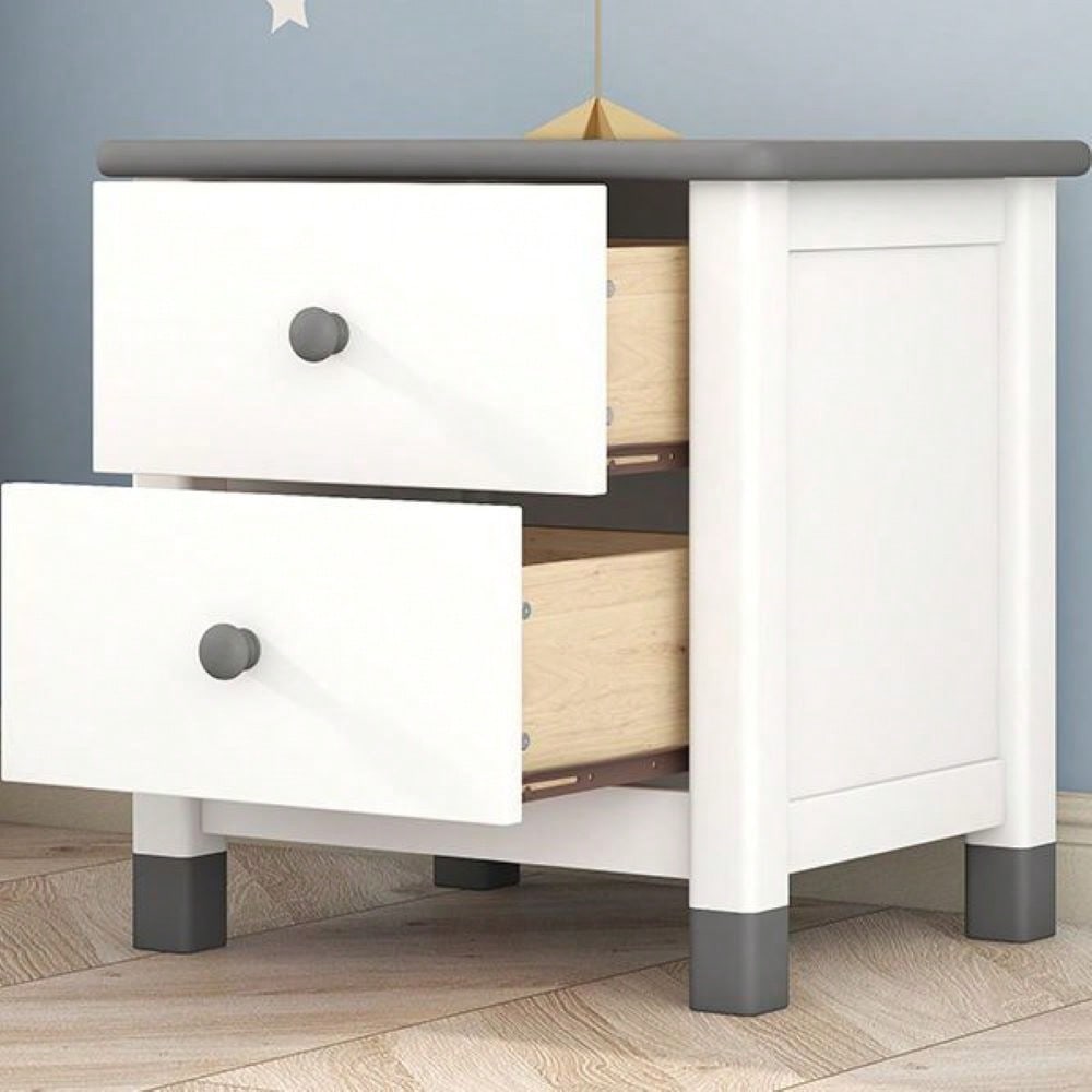 Multi-Purpose Nightstand With Sturdy Frame, Space-Saving Design, And Cute Aesthetics