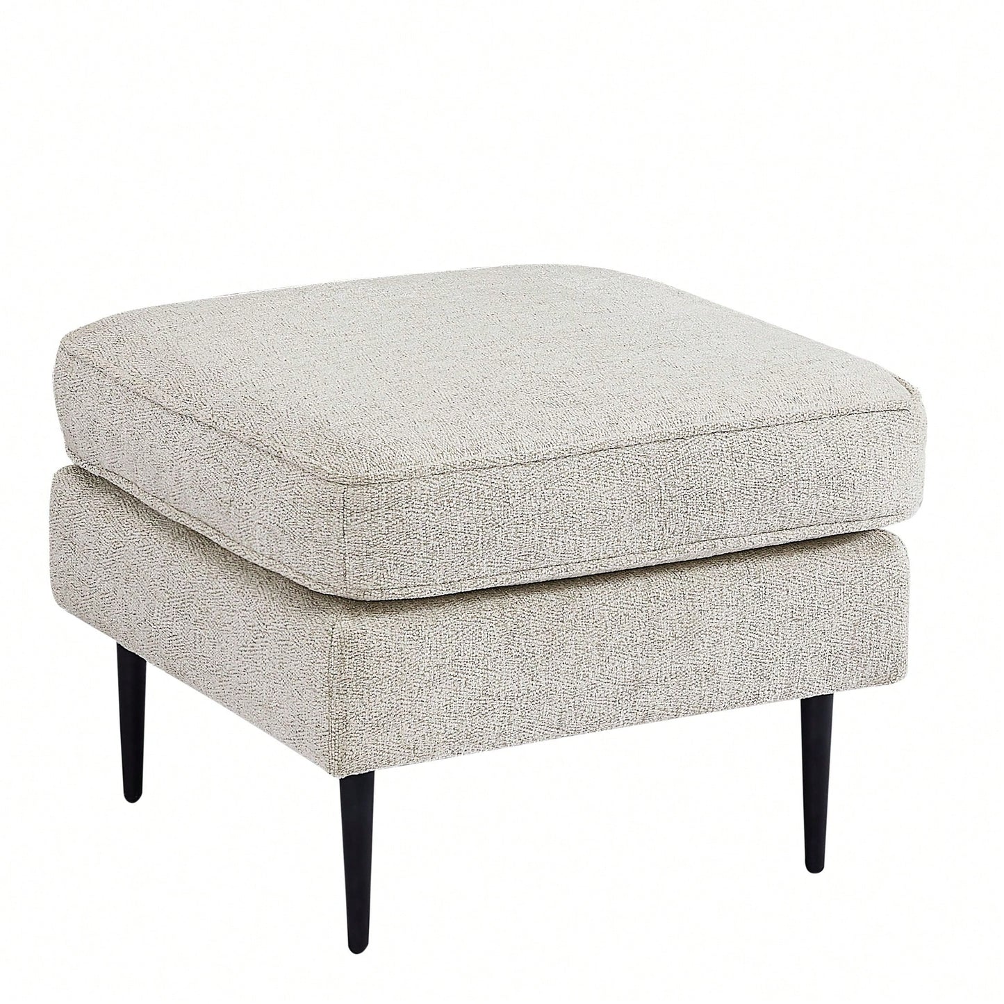 Chesterfield Tufted Fabric Sofa Couch, Large-White Sleek, Elegant, And Comfortable With High-Tech Fabric Surface