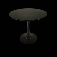 Mid-Century Round Tulip Dining Table for 2-4 People with MDF Top and Pedestal Base Ideal for Kitchen and Living Room