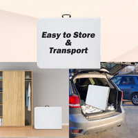 6ft Folding Table, Portable Plastic Table For Camping, Picnics, Parties, High Load Bearing Foldable Table