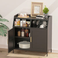 Buffet Sideboard Cabinet With Storage,Storage Cabinet Modern Sideboard Buffet Table With Doors For Living Room Kitchen Dining Room