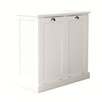 Two-Compartment Tilt-Out Laundry Sorter Cabinet