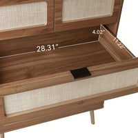 Drawer Cabinet, Accent Storage Cabinet, Suitable For Living Room, Bedroom, Dining Room, Study