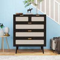 Drawer Cabinet, Accent Storage Cabinet, Suitable For Living Room, Bedroom, Dining Room, Study