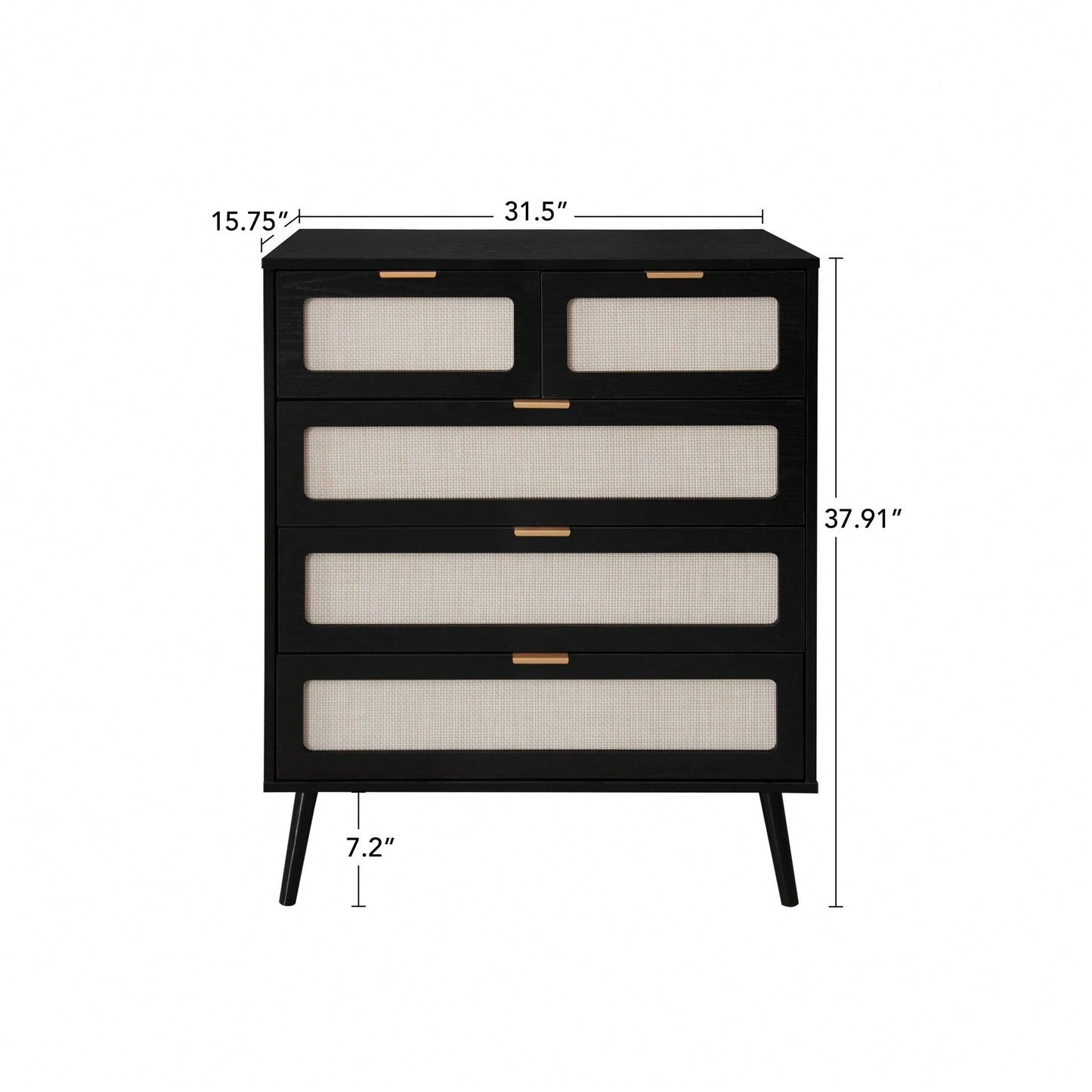 Drawer Cabinet, Accent Storage Cabinet, Suitable For Living Room, Bedroom, Dining Room, Study