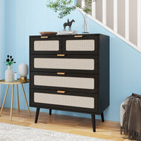 Drawer Cabinet, Accent Storage Cabinet, Suitable For Living Room, Bedroom, Dining Room, Study