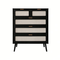 Drawer Cabinet, Accent Storage Cabinet, Suitable For Living Room, Bedroom, Dining Room, Study