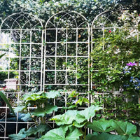 Set Of 4, Metal Garden Trellis, Rustproof Trellis For Climbing Plants Outdoor Flower Support