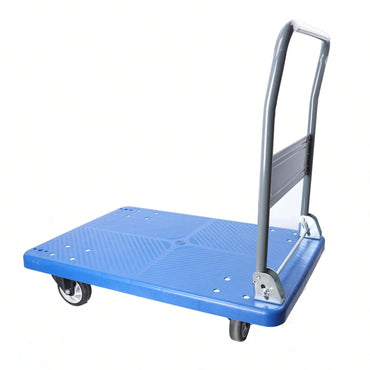 Heavy Duty Foldable Hand Truck Dolly 660 Lbs Capacity Collapsible Push Cart with Swivel Handle for Easy Moving