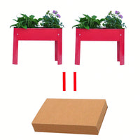Metal Elevated Garden Bed Set of 2 for Vegetables and Flowers Perfect for Backyard and Terrace