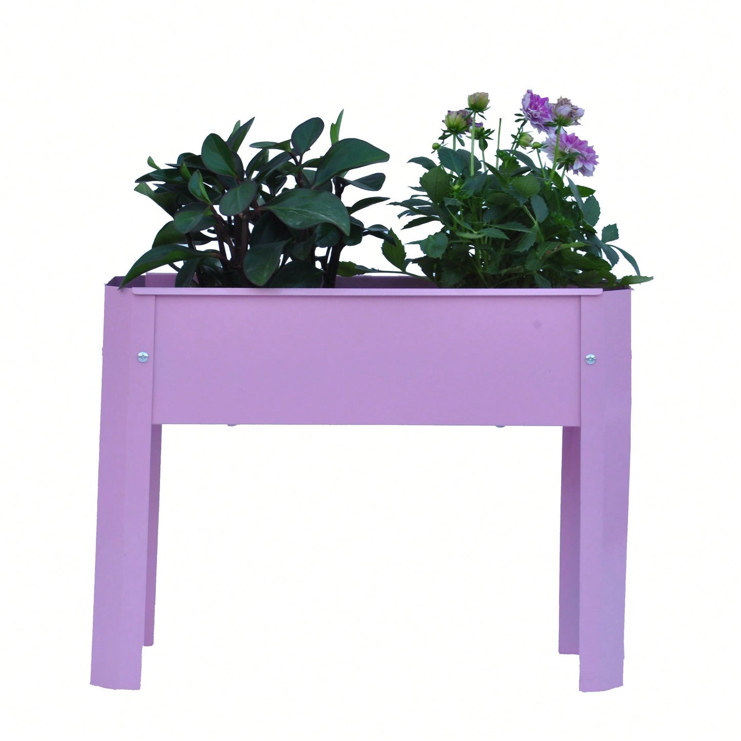 Metal Elevated Garden Bed Set of 2 for Vegetables and Flowers Perfect for Backyard and Terrace