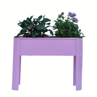 Metal Elevated Garden Bed Set of 2 for Vegetables and Flowers Perfect for Backyard and Terrace