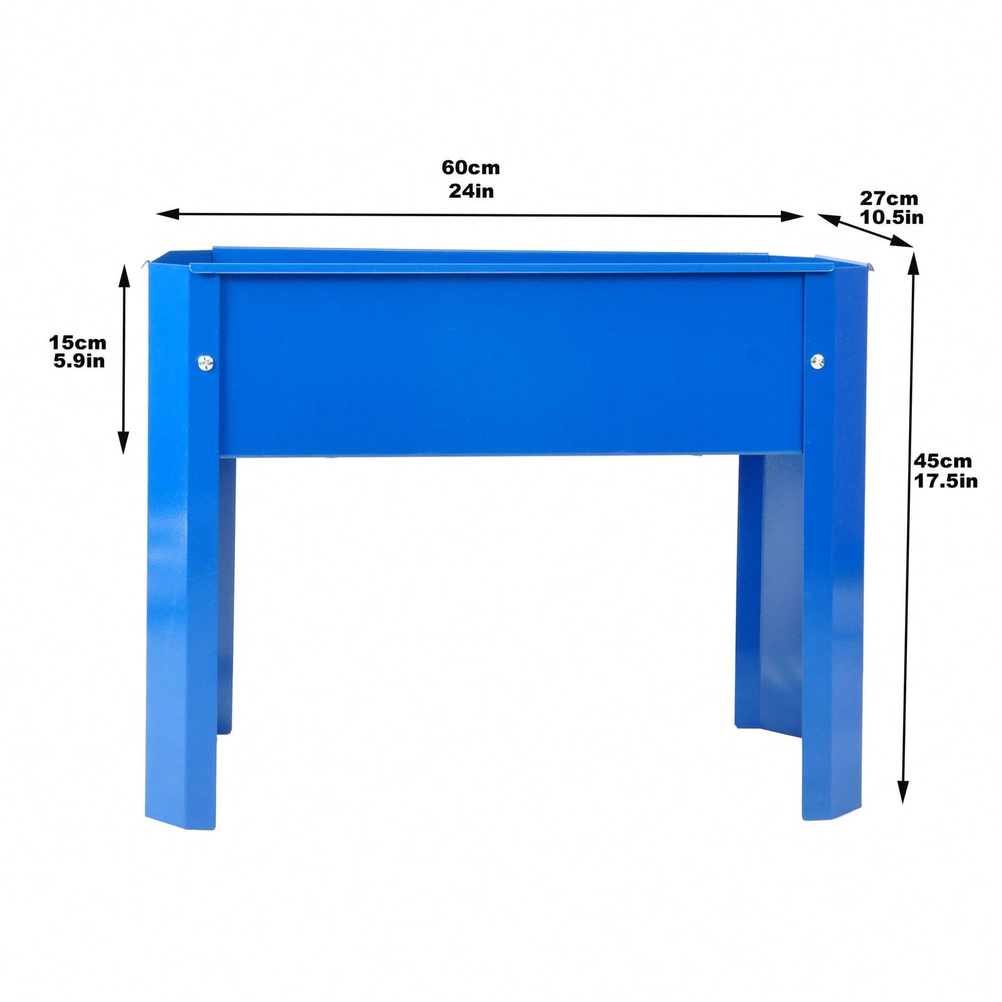 Metal Elevated Garden Bed Set of 2 for Vegetables and Flowers Perfect for Backyard and Terrace