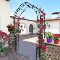 Garden Arch, Metal Arch Trellis, Garden Arbor Trellis, Climbing Plants Support, Rose Arch