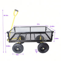 Multi-Functional Tool Cart, Wagon Cart Garden Cart Trucks Make It Easier To Transport Firewood