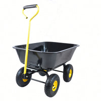 Folding Car Garden Dump Truck With Steel Frame, 10" Pneumatic Tire
