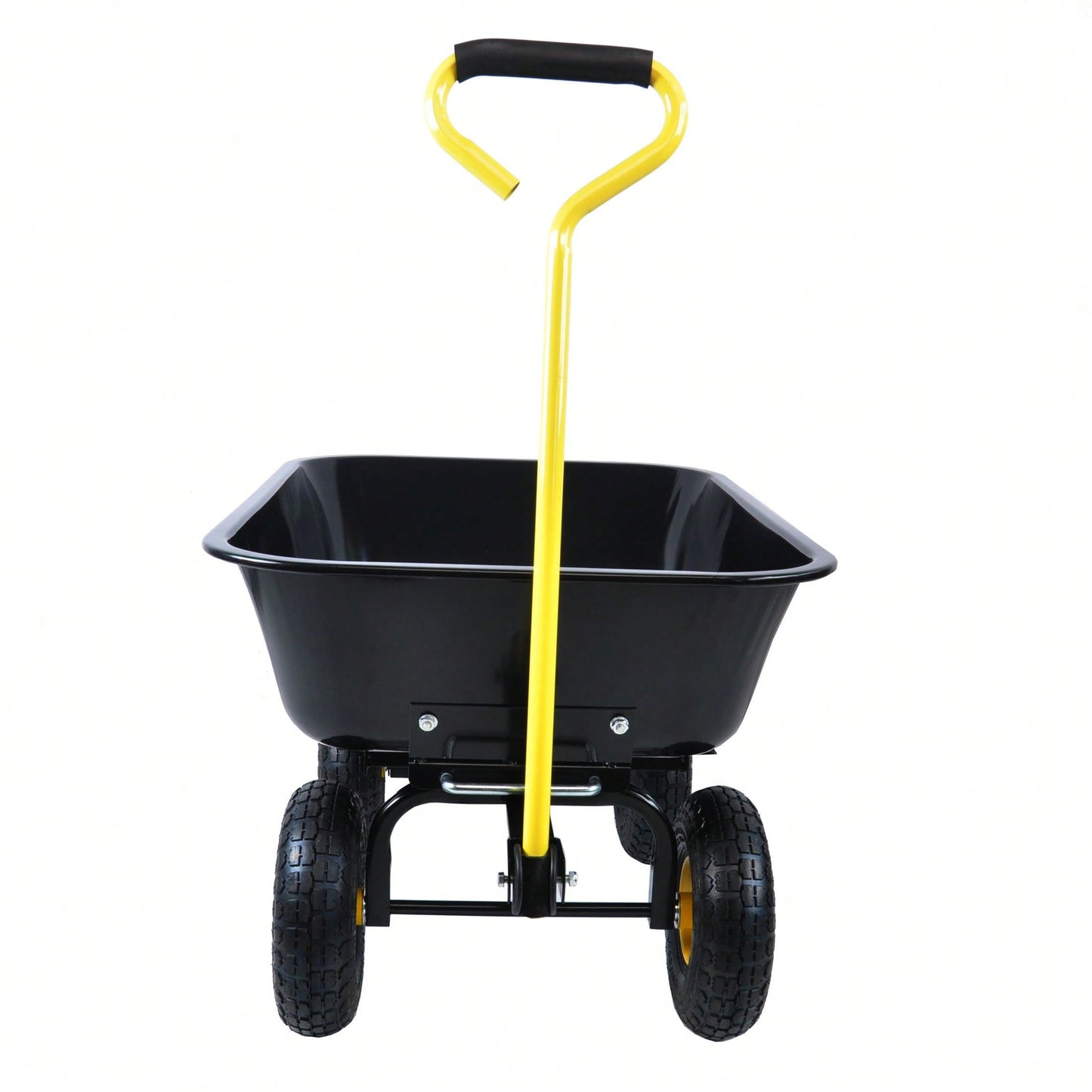 Folding Car Garden Dump Truck With Steel Frame, 10" Pneumatic Tire