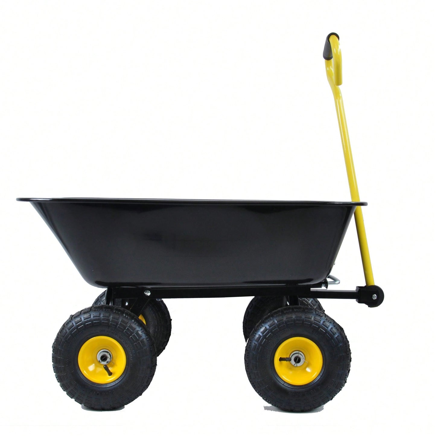 Folding Car Garden Dump Truck With Steel Frame, 10" Pneumatic Tire