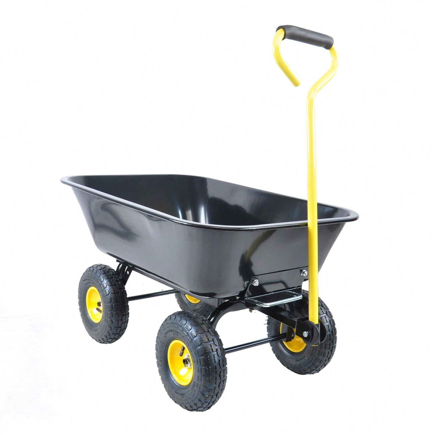 Folding Car Garden Dump Truck With Steel Frame, 10" Pneumatic Tire