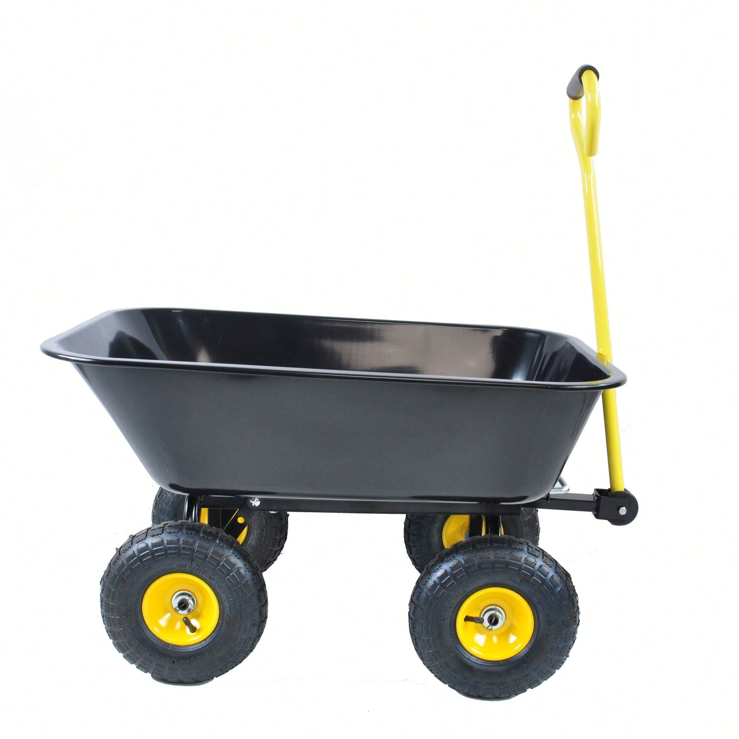 Folding Car Garden Dump Truck With Steel Frame, 10" Pneumatic Tire