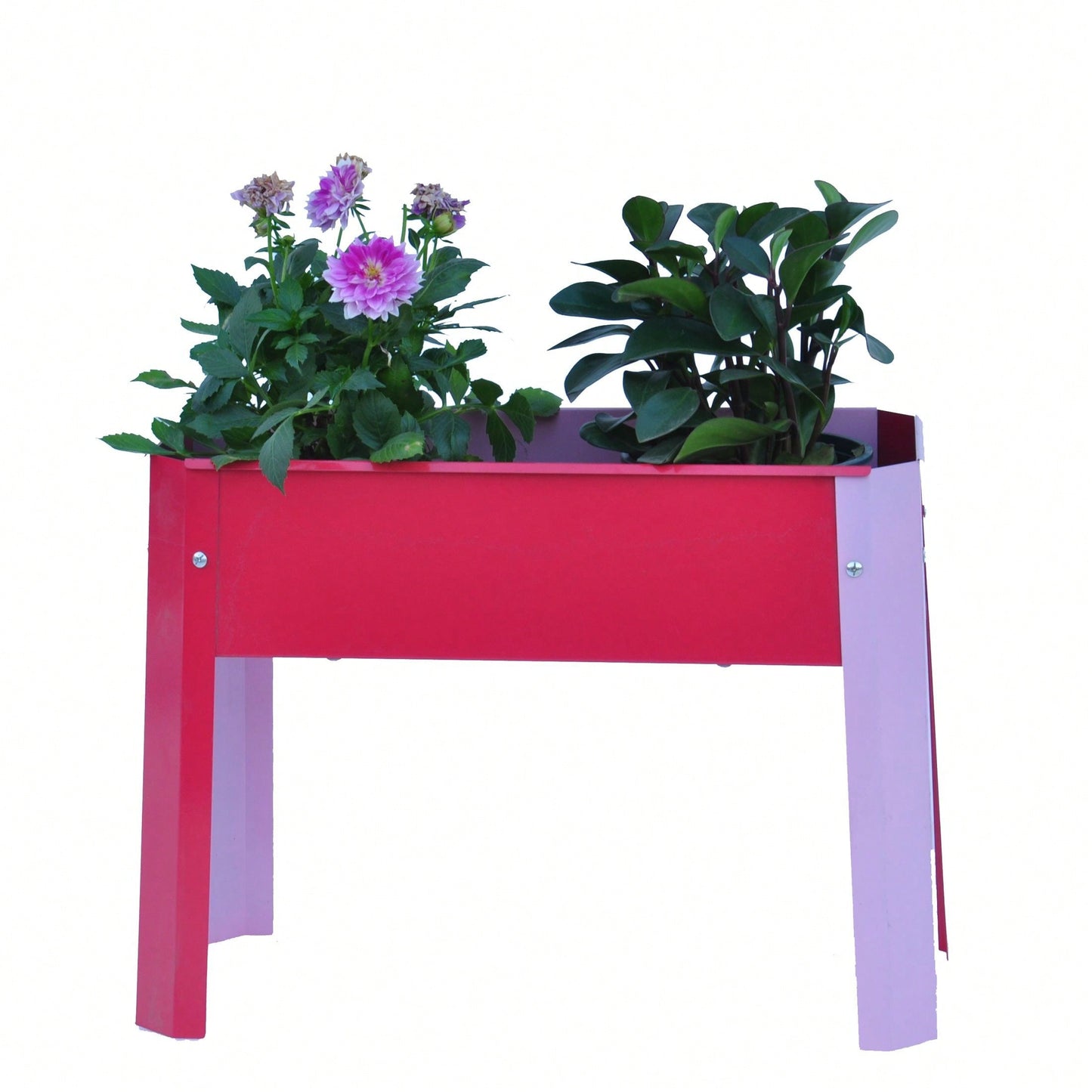 Galvanized Steel Flower Rack Stylish, Durable, And Colorful Growing Space For Indoor And Outdoor Use