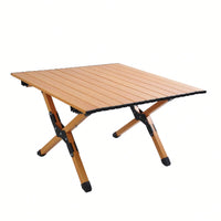 Portable Aluminum Camping Table With Stable Frame And Multi-Functional Design