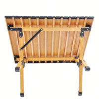 Portable Aluminum Camping Table With Stable Frame And Multi-Functional Design
