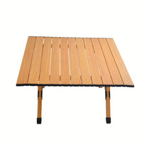 Portable Aluminum Camping Table With Stable Frame And Multi-Functional Design