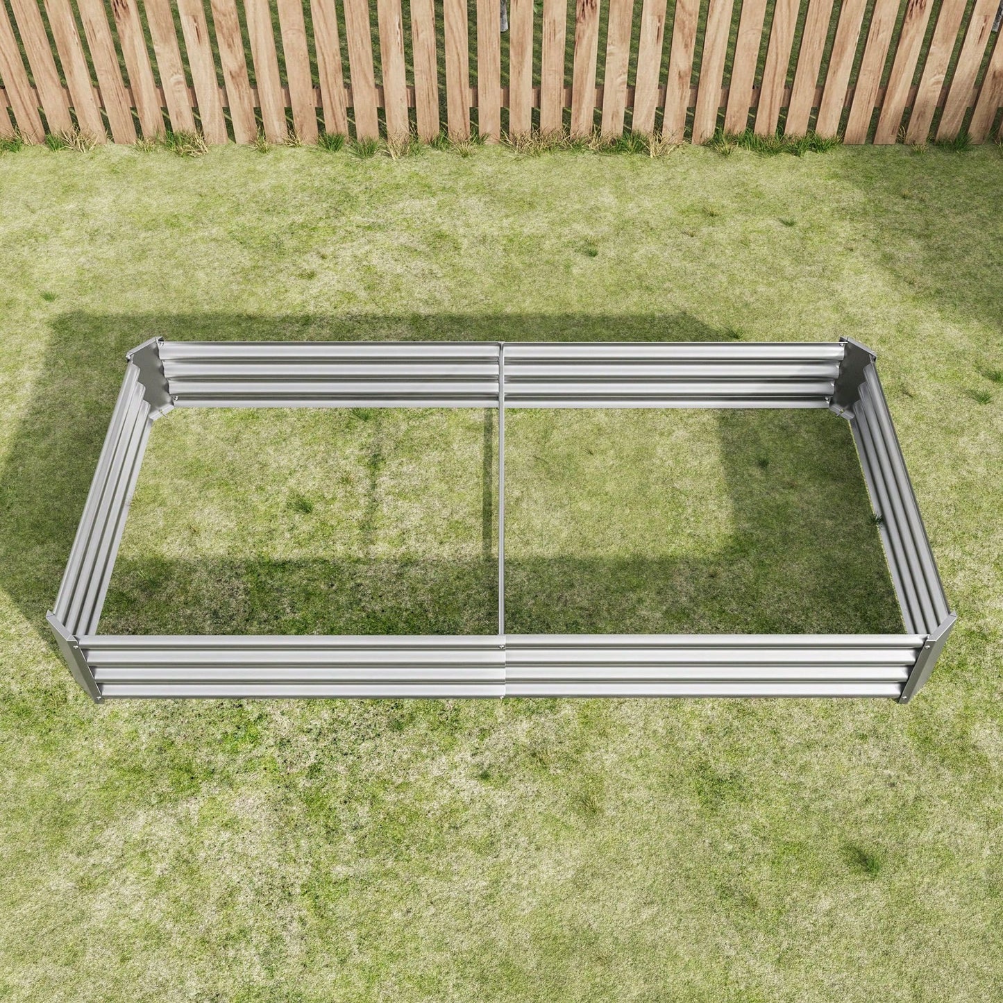 Large Raised Garden Bed Kit - Metal Raised Bed Garden For Flower Planters, Vegetables Herb