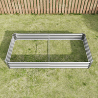 Large Raised Garden Bed Kit - Metal Raised Bed Garden For Flower Planters, Vegetables Herb