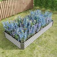 Large Raised Garden Bed Kit - Metal Raised Bed Garden For Flower Planters, Vegetables Herb