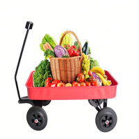 All Terrain Cargo Wagon With 280lbs Weight Capacity, Red