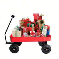 All Terrain Cargo Wagon With 280lbs Weight Capacity, Red