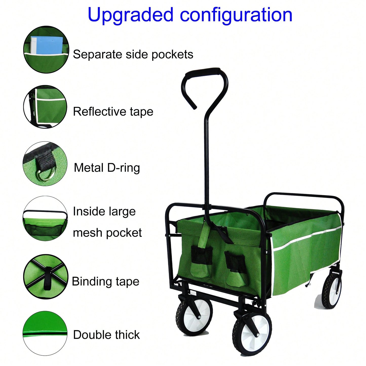 Folding Wagon, Beach Cart, Utility Wagon