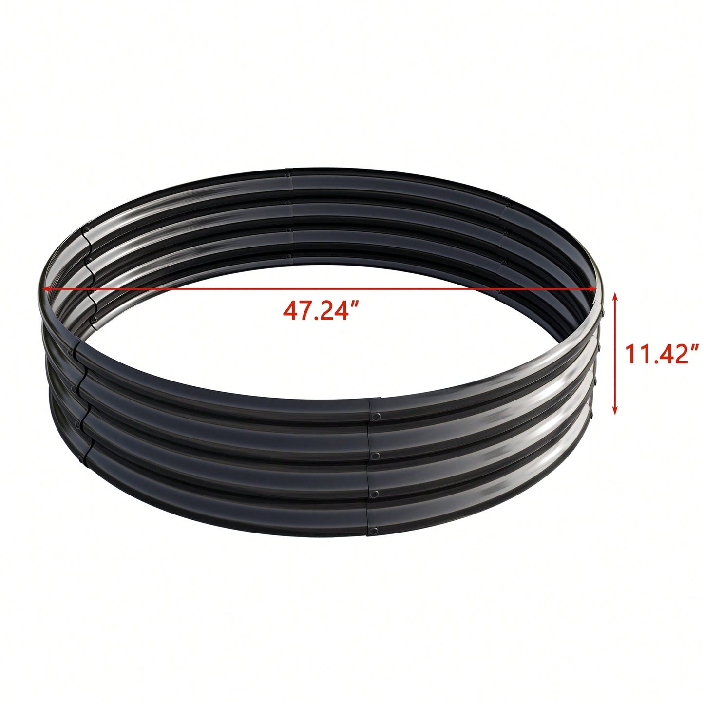 Durable Galvanized Metal Planter Box, Perfect Planting Choice, DIY YOUR GARDEN, Safety & Stabilizing, Easy To Assemble