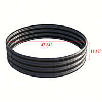 Durable Galvanized Metal Planter Box, Perfect Planting Choice, DIY YOUR GARDEN, Safety & Stabilizing, Easy To Assemble