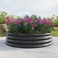 Durable Galvanized Metal Planter Box, Perfect Planting Choice, DIY YOUR GARDEN, Safety & Stabilizing, Easy To Assemble