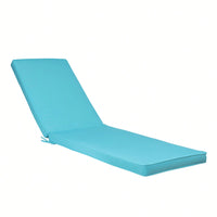 Outdoor Chaise Lounge Cushion With Quality Material, Removable Cover, And High Resilience Sponge