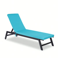 Outdoor Chaise Lounge Cushion With Quality Material, Removable Cover, And High Resilience Sponge