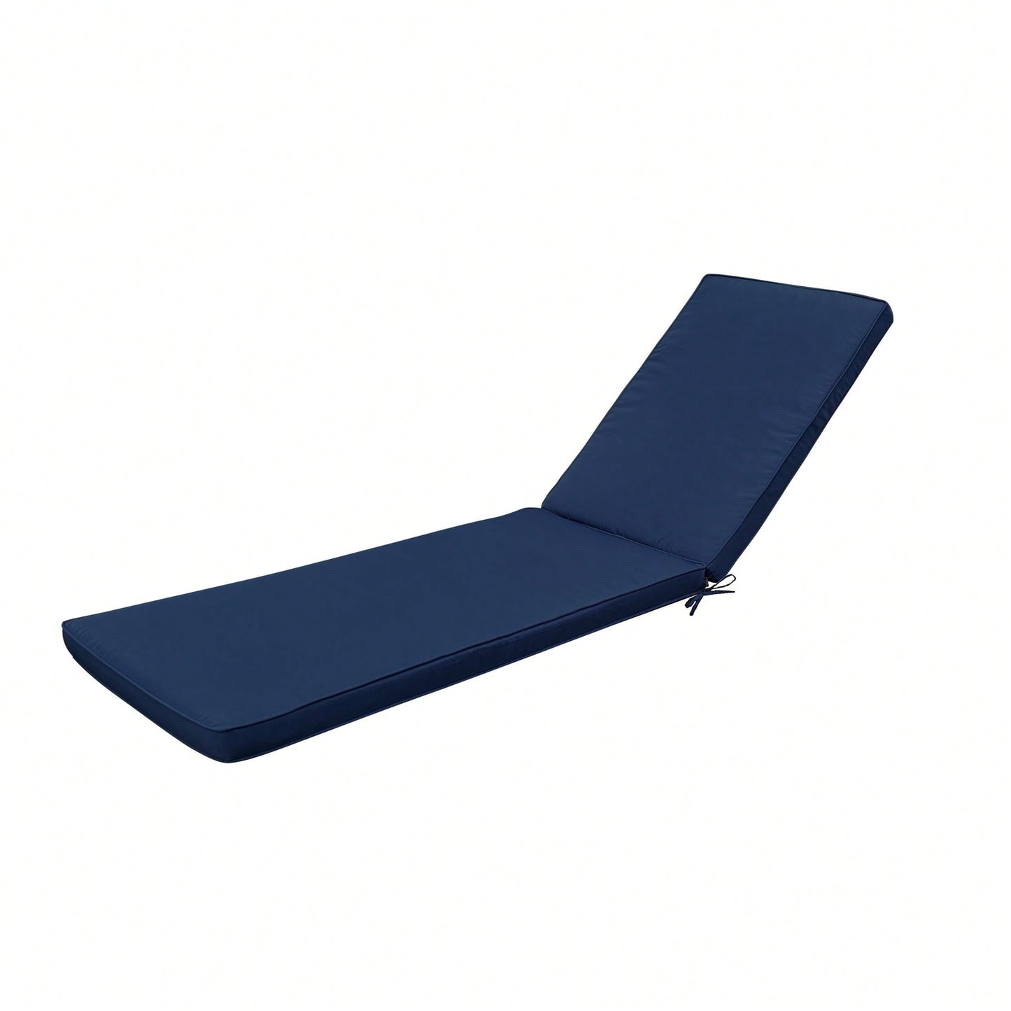 Set Of 2, Outdoor Lounge Chair Cushion Replacement Patio Funiture Seat Cushion Chaise Lounge Cushion-Navy Blue