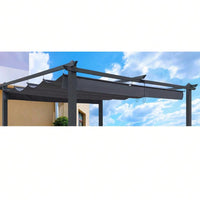 10x10 Ft. Pergola Replacement Canopy - UV Protection, Water-Repellent, Easy Assembly