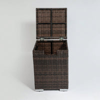 Rattan Gas Tank Cover With Storage Rack: Waterproof, Stylish, Durable - Brown