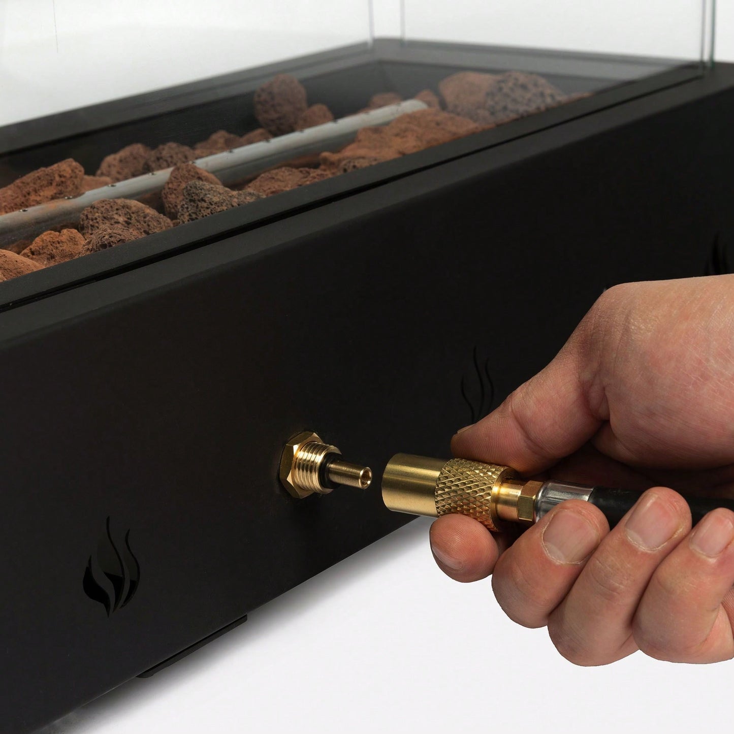 Steel Tabletop Fire Pit, Tabletop Fire Pit, 28" Fire Pit, Portable Propane Fire Pit