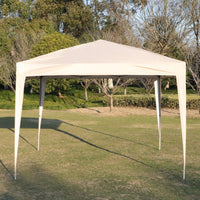 10x 10Ft Pop Up Gazebo Canopy Tent,Removable Sidewall With Zipper,2pcs Sidewall With Windows,With 4pcs Weight Sand Bag,With Carry Bag