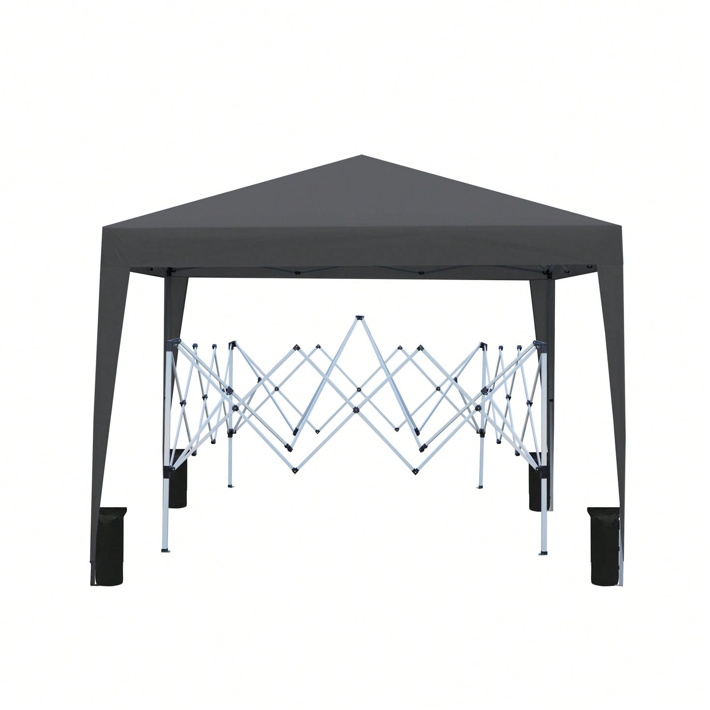 10x 10Ft Pop Up Gazebo Canopy Tent,Removable Sidewall With Zipper,2pcs Sidewall With Windows,With 4pcs Weight Sand Bag,With Carry Bag